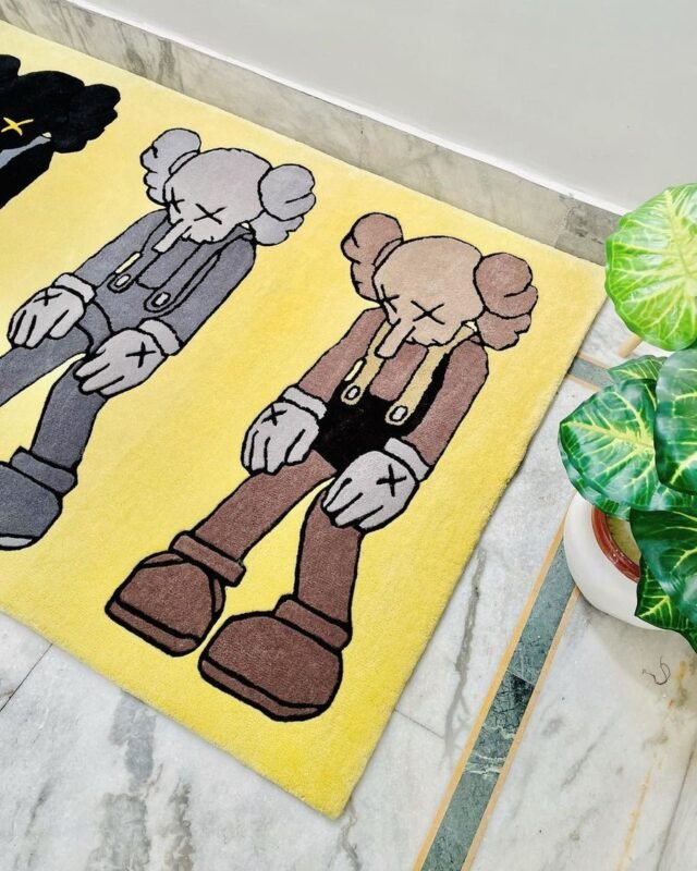 SMALL LIES KAWS RUG