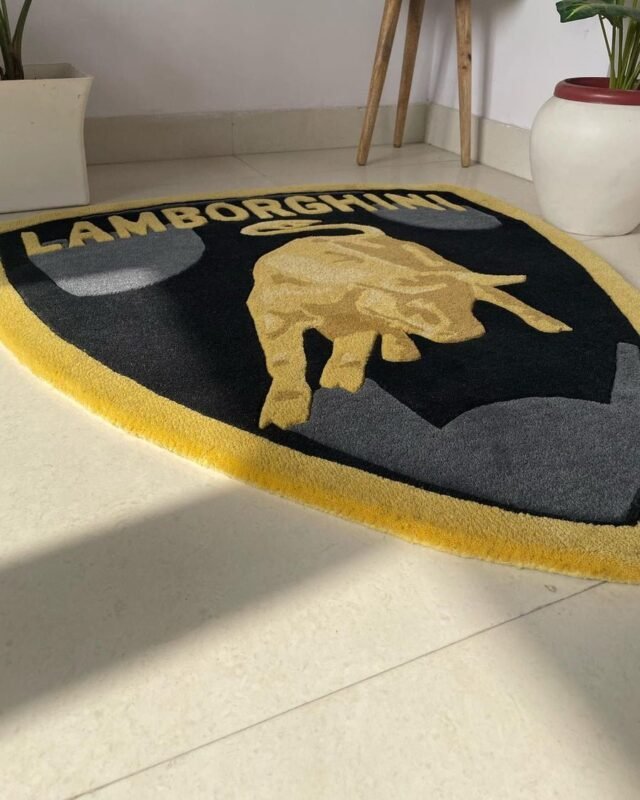 LAMBORGHINI LOGO RUG