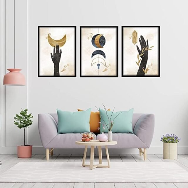 NoWorries Wal Paintings & Hangings for home decor - Paintings/Framed posters for living room bedroom (Theme - Abstract) (Wall Decor) (14 x 11 inches)