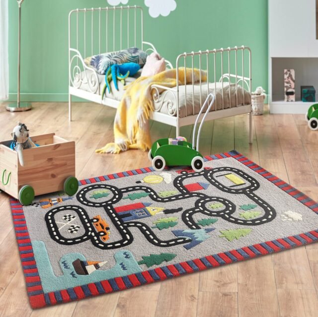 Mountainous Track Rug