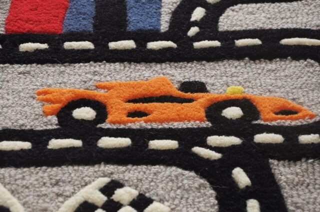 Mountainous Track Rug