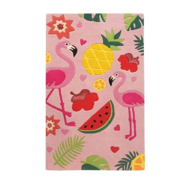 Tropical Flamingoes Rug