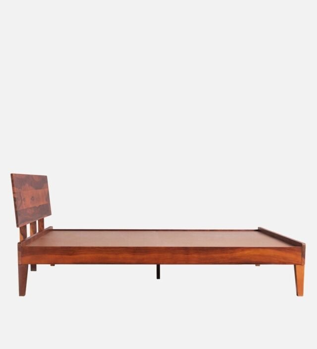 Bed G Queen Size bed In Honey Brown Colour