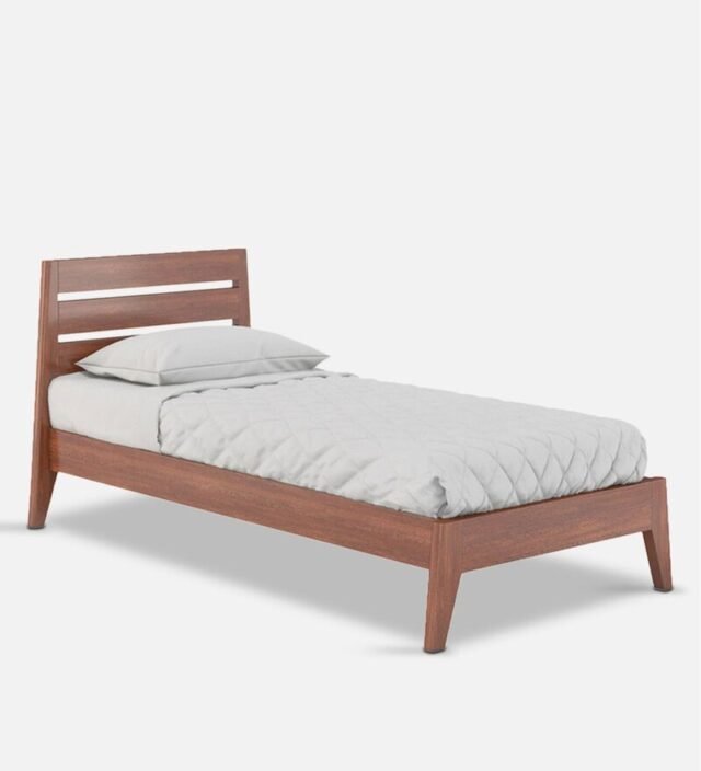 Leeds Single Bed in Dark Oak Finish