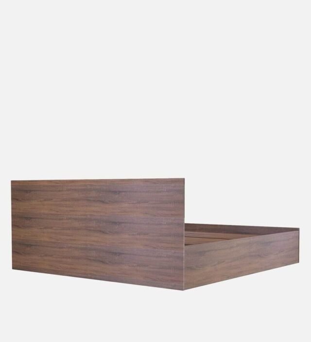 Tenchi King Size Bed In Walnut Finish